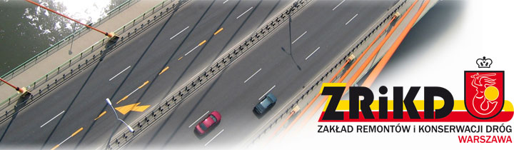 baner - zdjęcie mostu Siekierkowskiego z logo ZRiKD